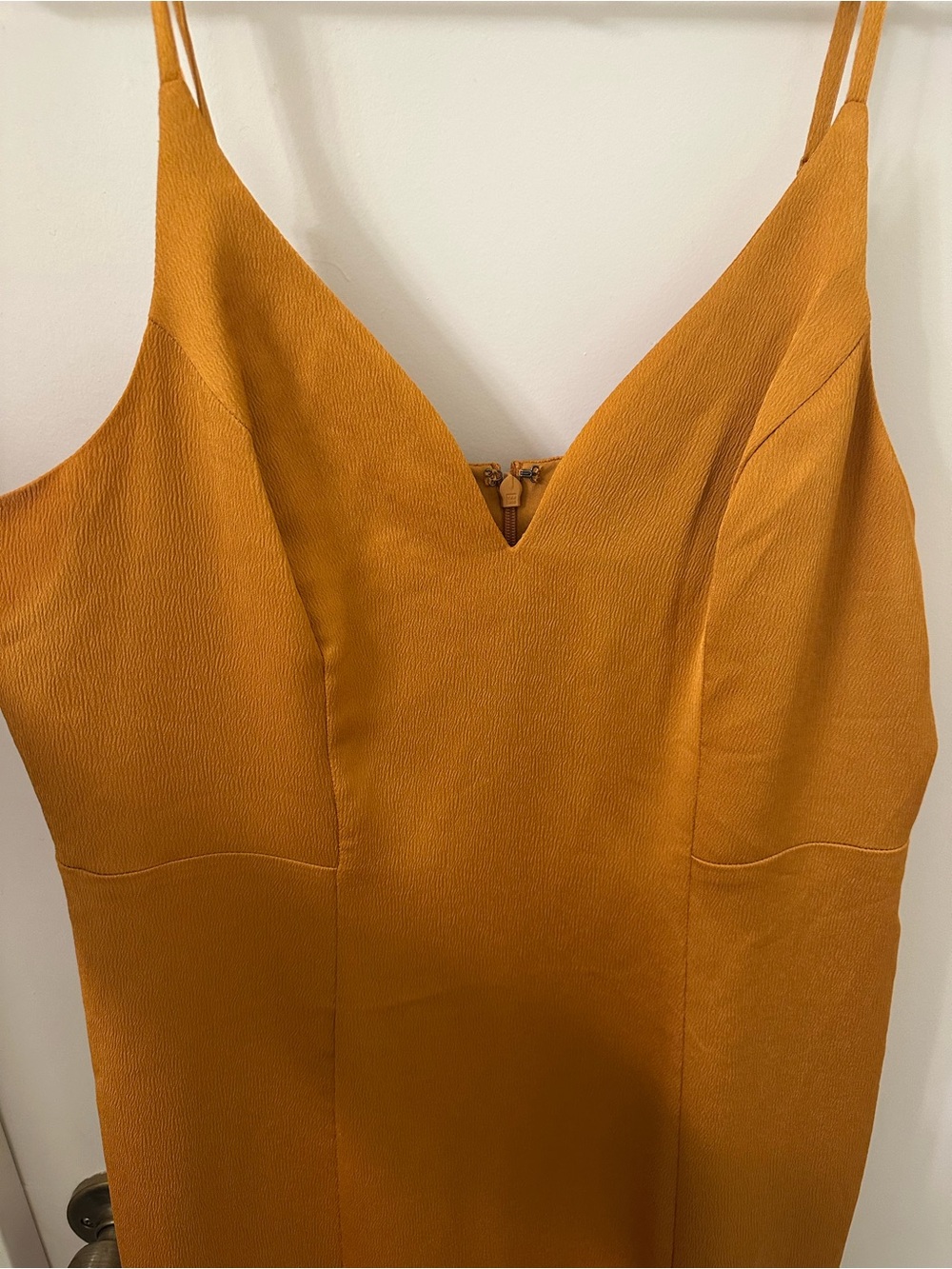Express Spaghetti Strap Dress in Mustard